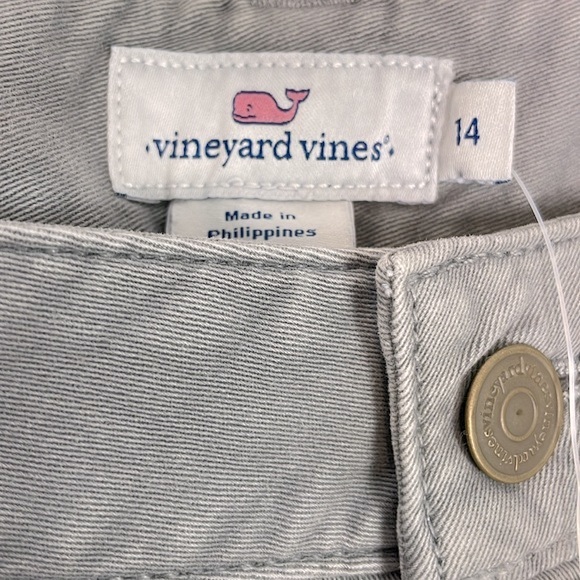 Vineyard Vines Women’s Skinny Utility Pants in Sharkskin Gray. Size 14. NWT. - Picture 4 of 13